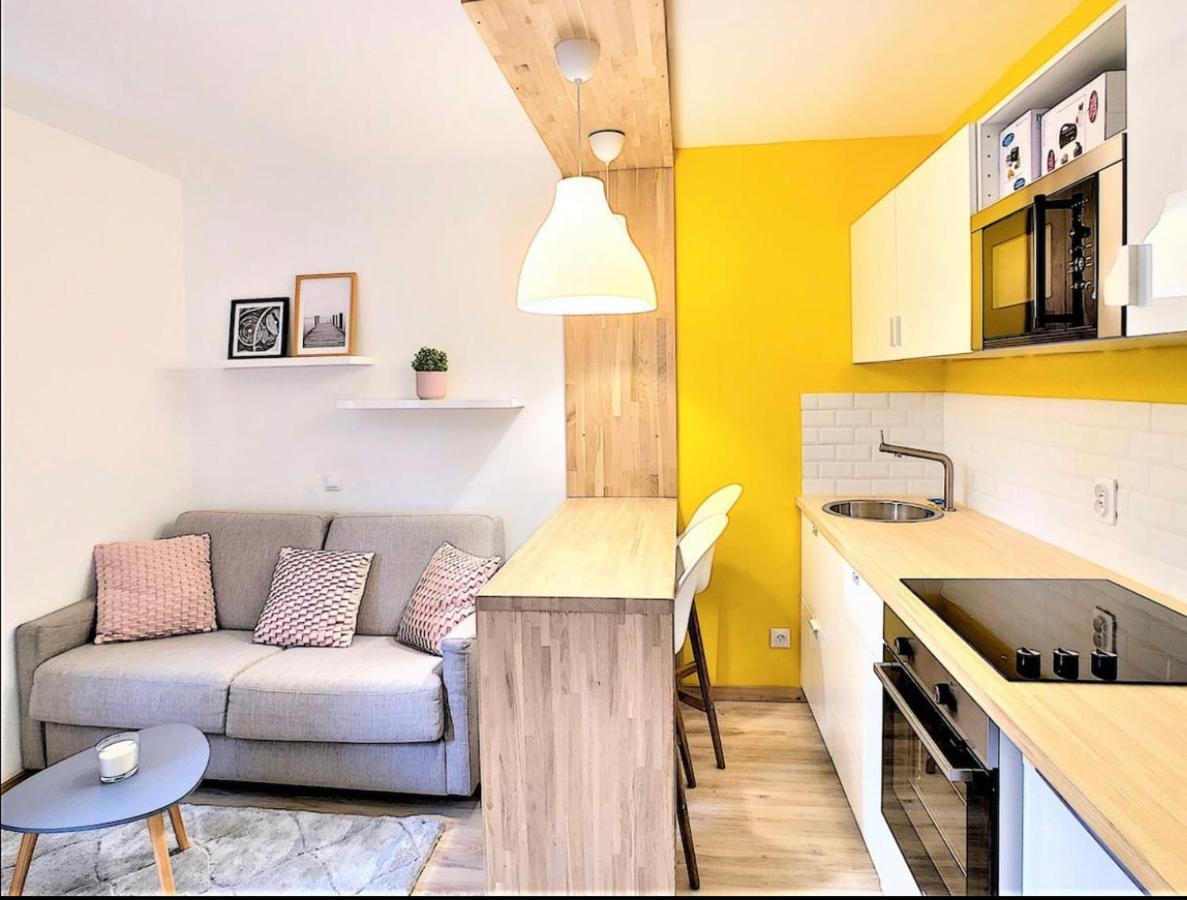 Centre Saint-Gervais Studio Jaune Moderne Proche Telecabine 2 Pers المظهر الخارجي الصورة