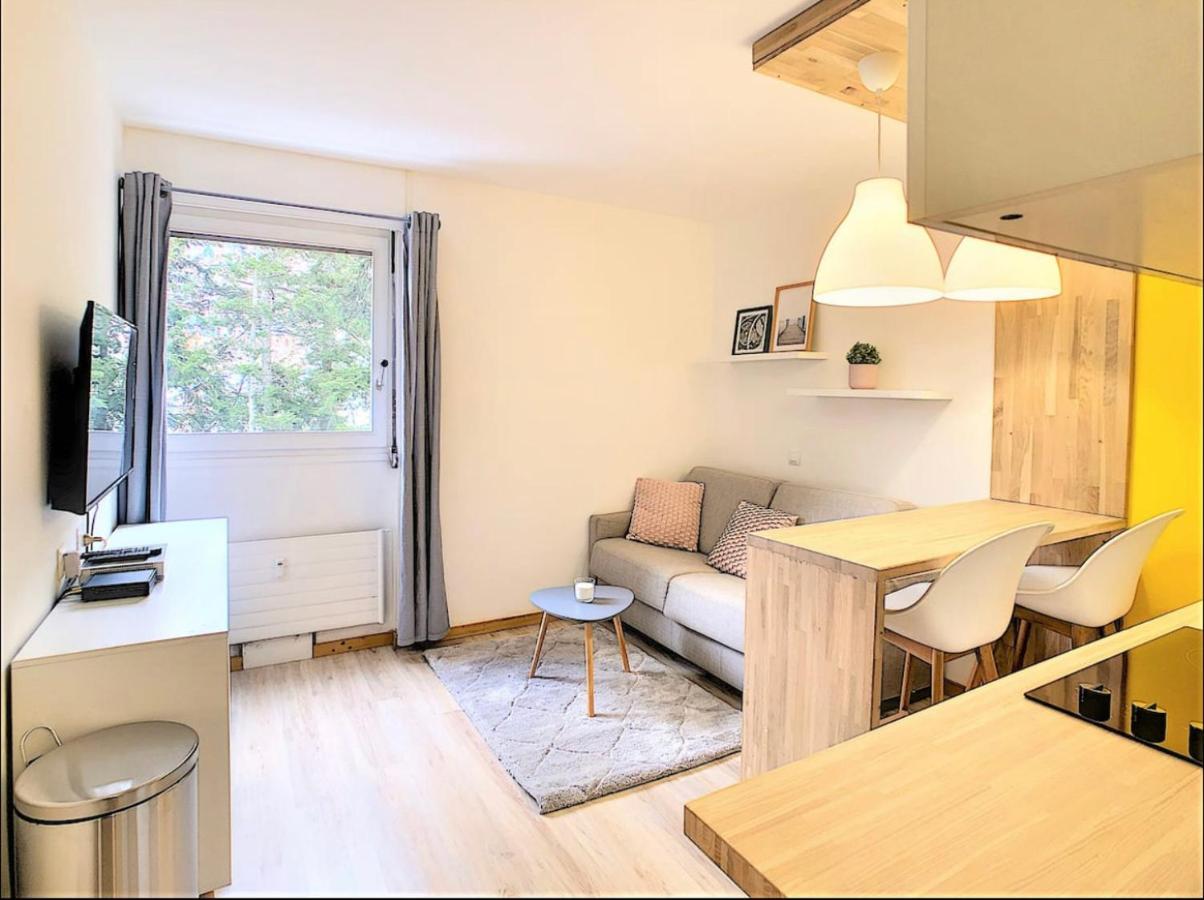 Centre Saint-Gervais Studio Jaune Moderne Proche Telecabine 2 Pers المظهر الخارجي الصورة